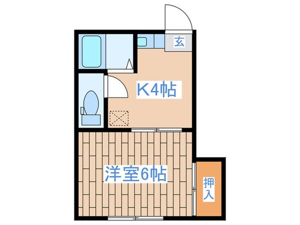 コ－ポ阿川の物件間取画像